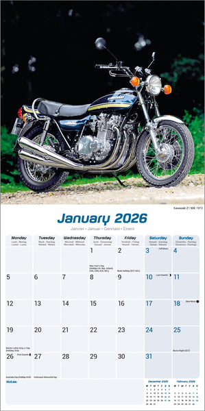 70's Superbikes Kalender 2026