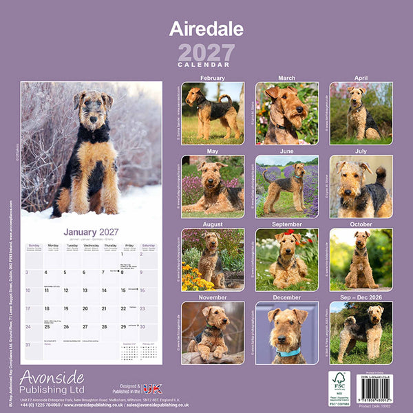 Airdale Kalender 2027