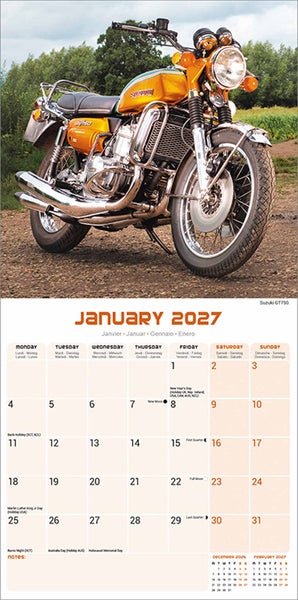 70's Superbikes Kalender 2027