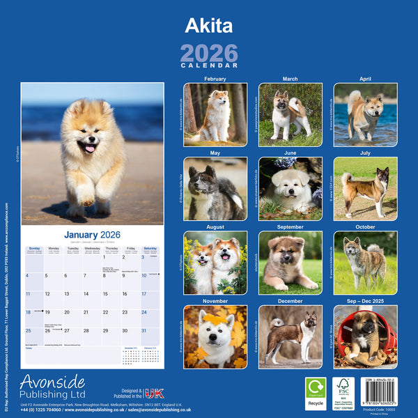 Akita Kalender 2026