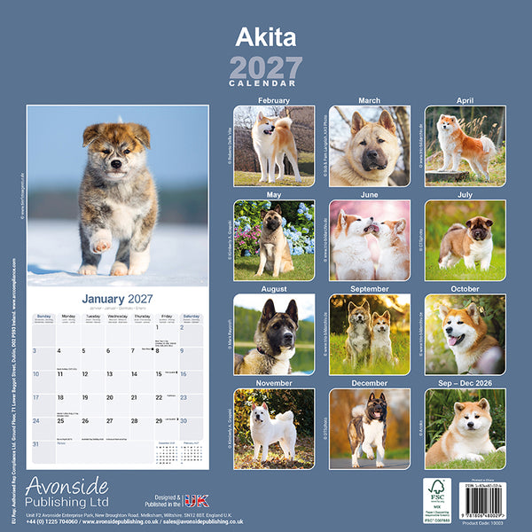 Akita Kalender 2027