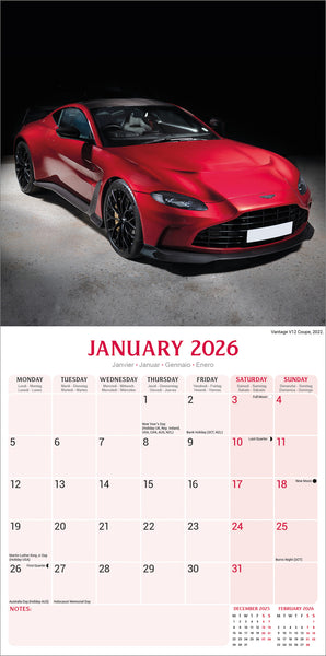 Aston Martin Kalender 2026