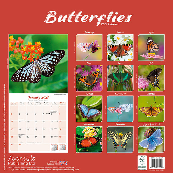 Butterflies Kalender 2027
