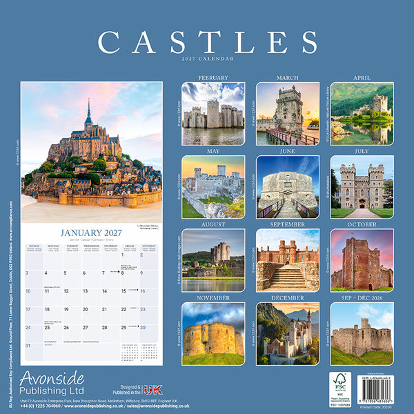 Castles Kalender 2027