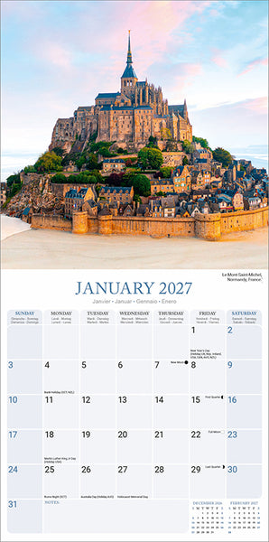 Castles Kalender 2027
