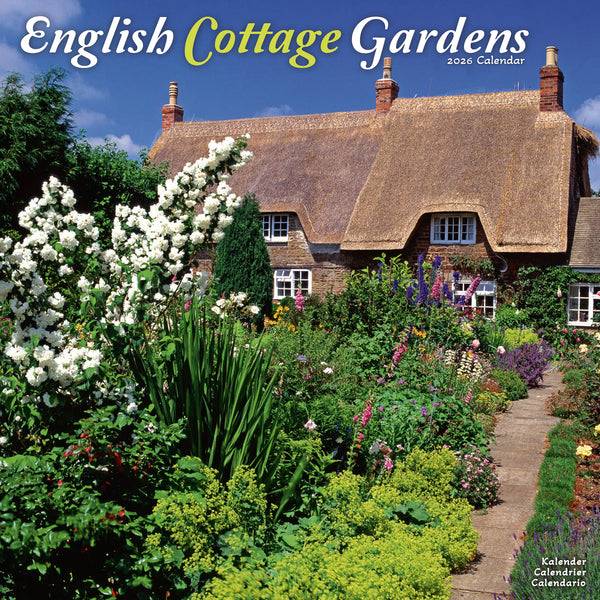 English Cottage Gardens Kalender 2026