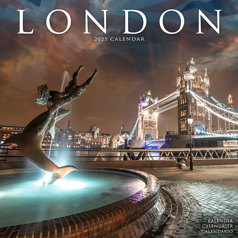 London Kalender 2025 De Kalenderman