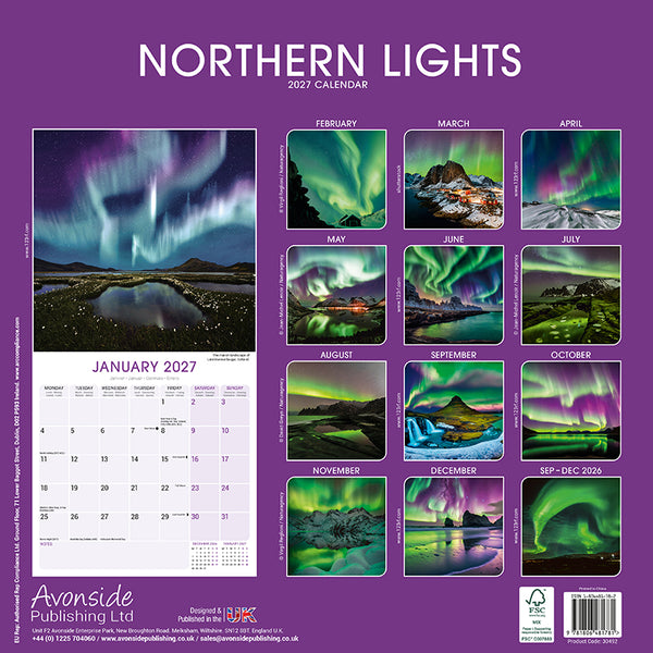 Northern Lights Kalender 2027