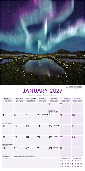 Northern Lights Kalender 2027