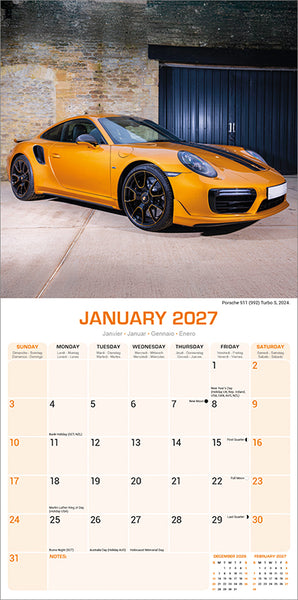 Porsche Kalender 2027