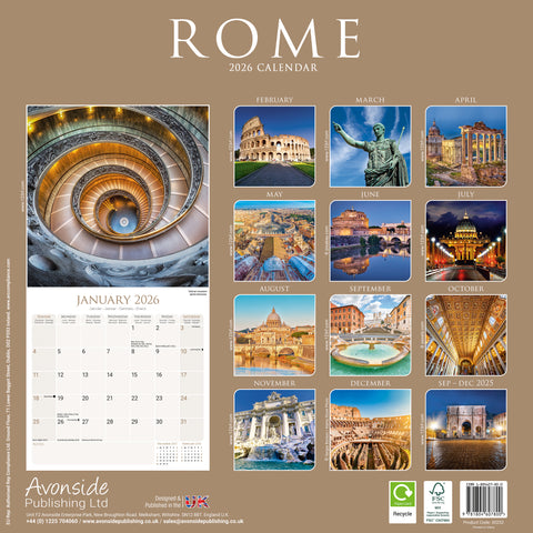 Rome Kalender 2026