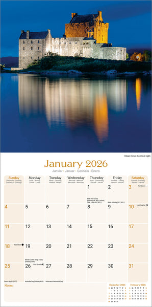 Scotland Kalender 2026