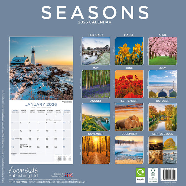 Seasons Kalender 2026