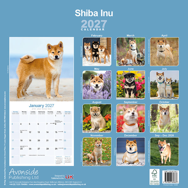 Shiba Inu Kalender 2027