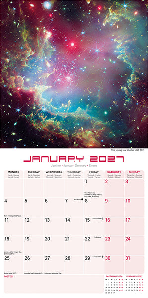 Spaced Out Kalender 2027