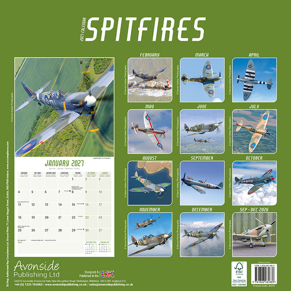 Spitfires Kalender 2027