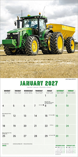 Tractors Kalender 2027
