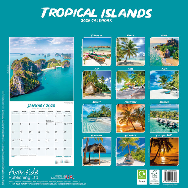 Tropical Islands Kalender 2026