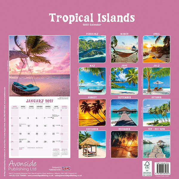Tropical Islands Kalender 2027