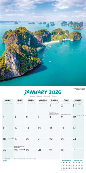Tropical Islands Kalender 2026