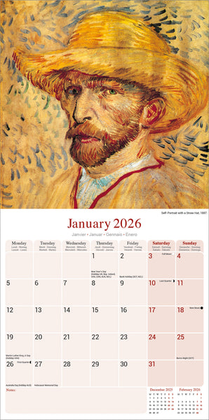 Van Gogh Kalender 2026