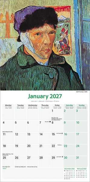 Van Gogh Kalender 2027